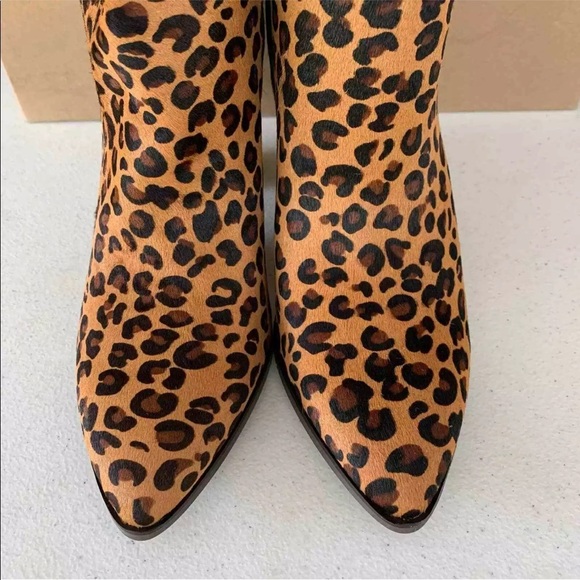 Lucky Brand Munise2 Leopard print Heel Ankle Boots women’s size US 7 M - Picture 3 of 9